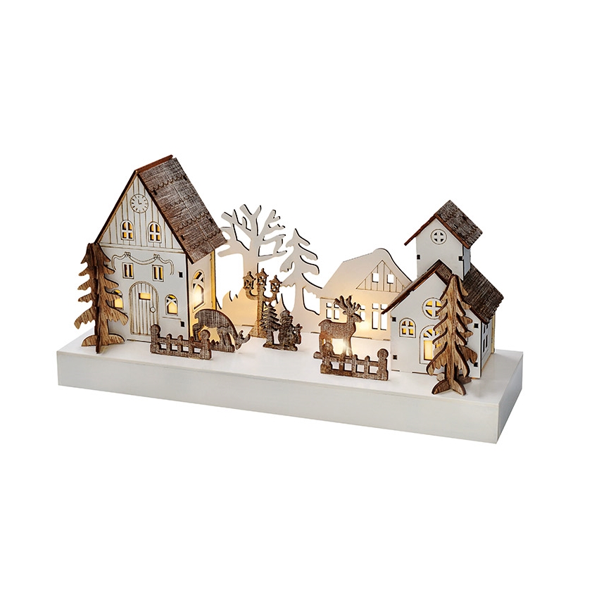 LED Kerstversiering LED/2xAA warm wit