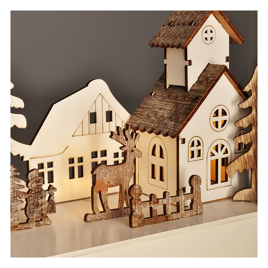 LED Kerstversiering LED/2xAA warm wit