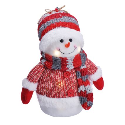 Décoration de Noël LED/3xAA bonhomme de neige