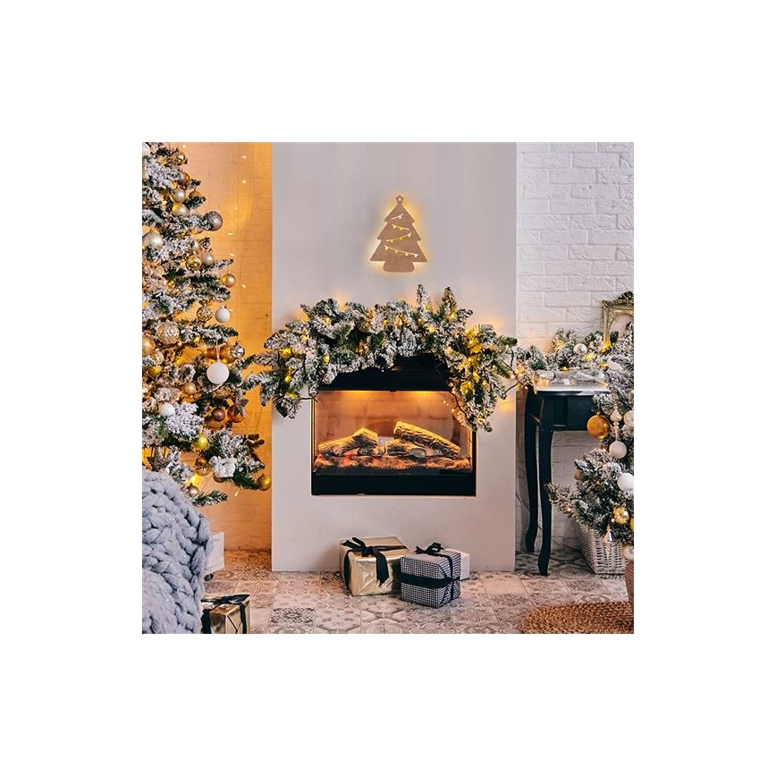 Décoration de Noël LED/2xAA arbre