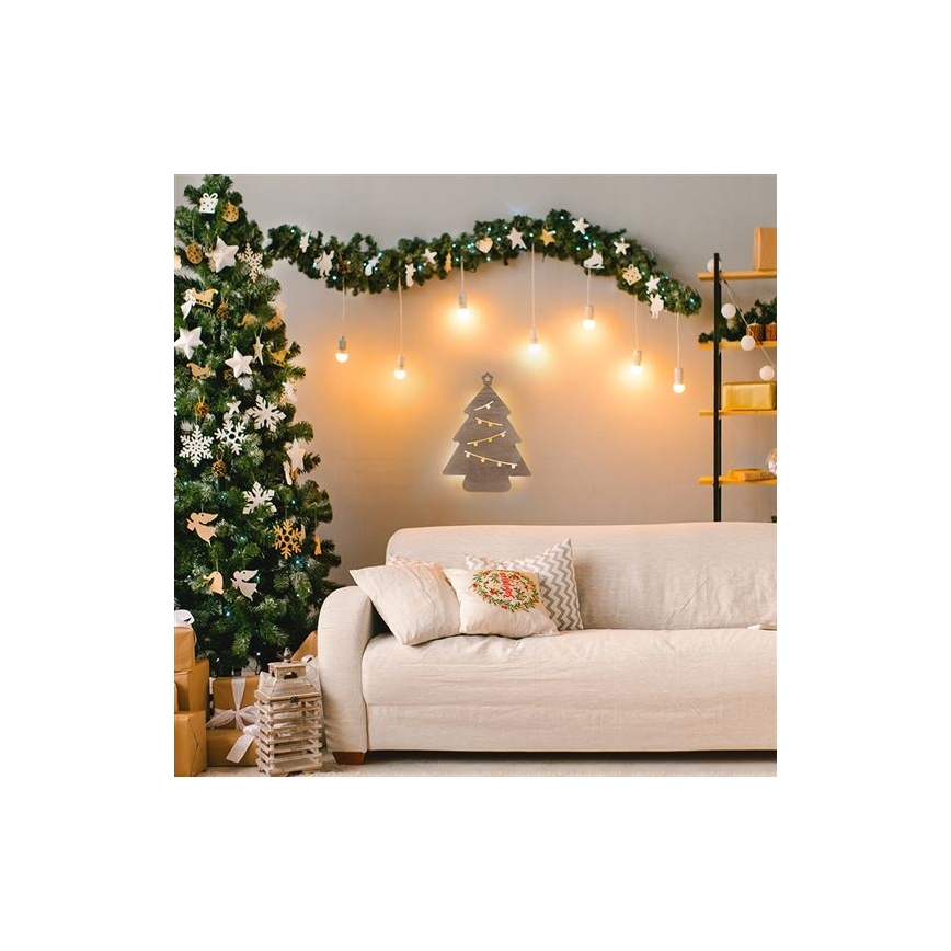 Décoration de Noël LED/2xAA arbre