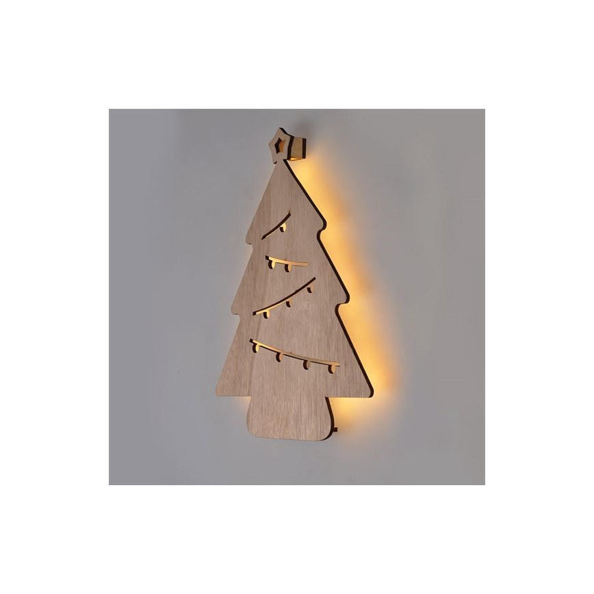 Décoration de Noël LED/2xAA arbre