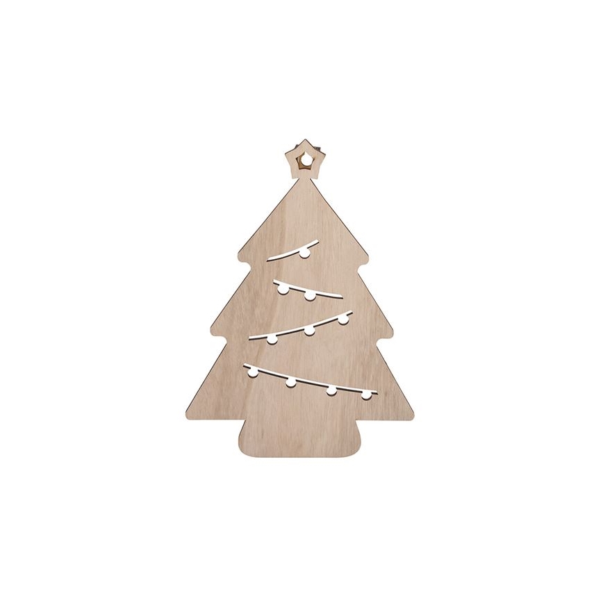 Décoration de Noël LED/2xAA arbre