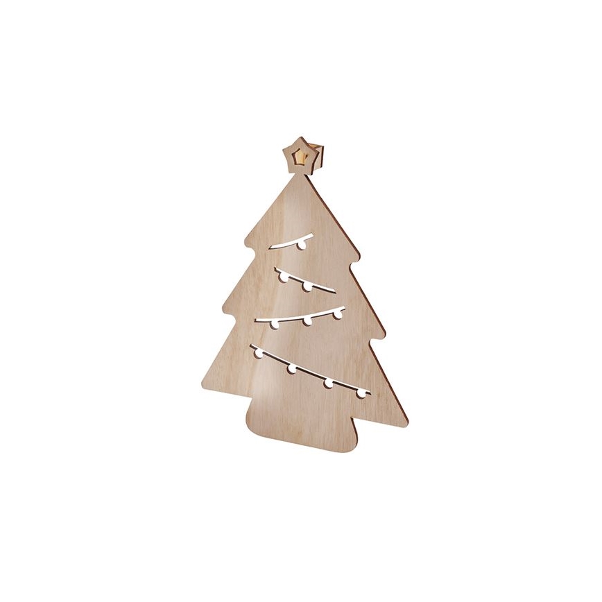 Décoration de Noël LED/2xAA arbre