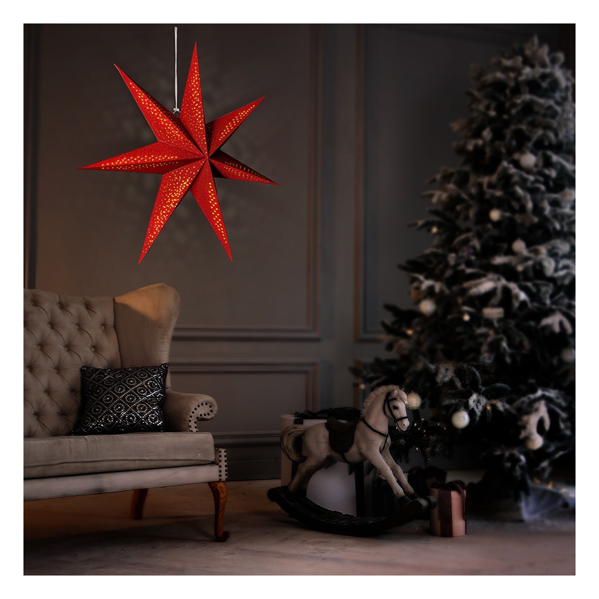 LED kerstdecoratie LED/2xAA 60 cm ster