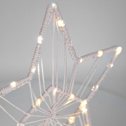 Décoration de Noël LED/2xAAA étoile