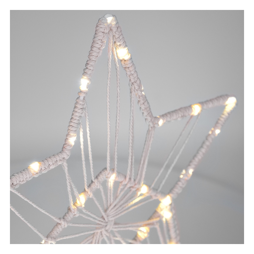 Décoration de Noël LED/2xAAA étoile