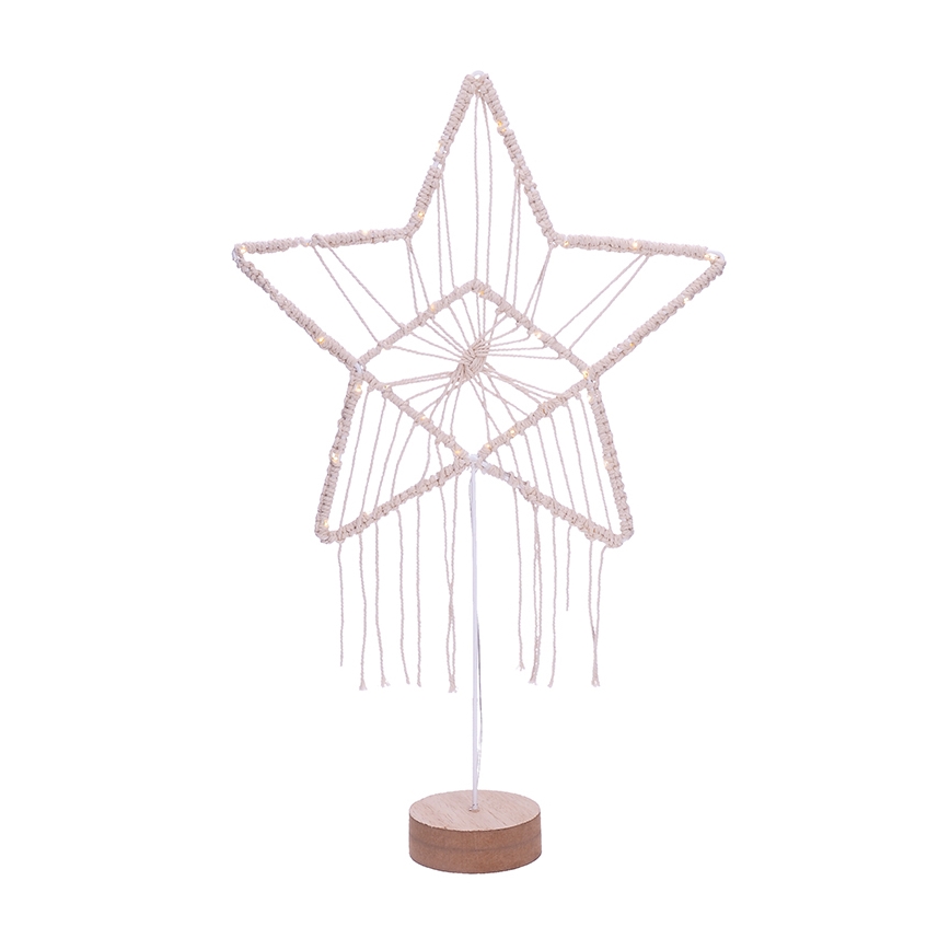 Décoration de Noël LED/2xAAA étoile