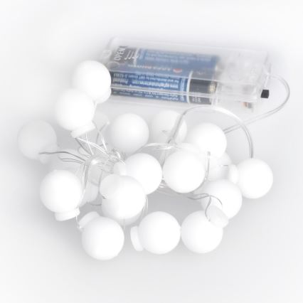 Guirlande de Noël 20xLED/2xAA 2,3 m multicolore