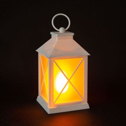 Lanterne de Noël LED/2xAA blanc chaud