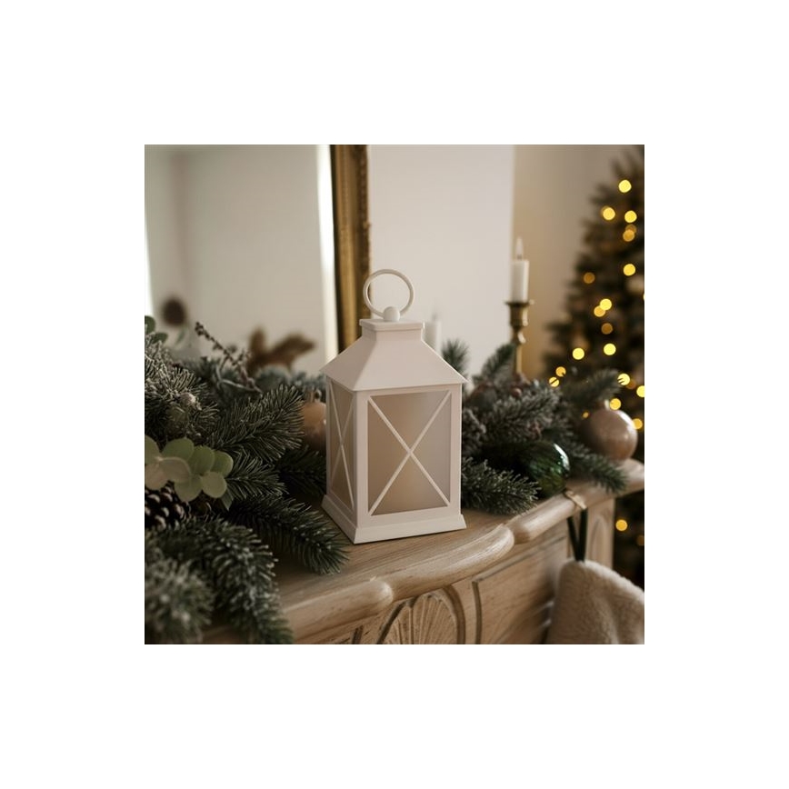 Lanterne de Noël LED/2xAA blanc chaud