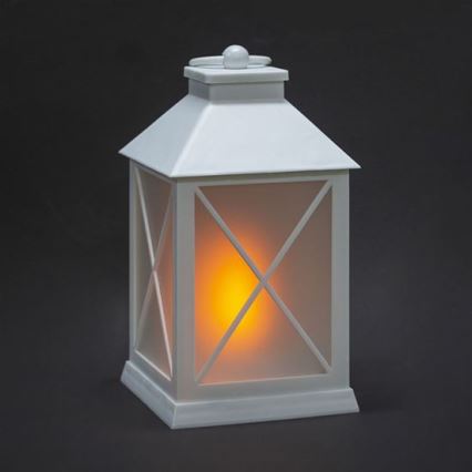 LED kerstlantaarn LED/2xAA warm wit