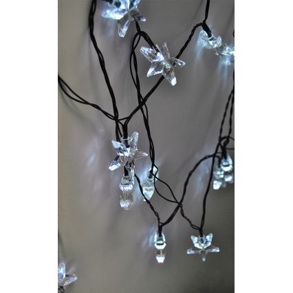 LED kerstsnoer 20xLED 6m koud wit