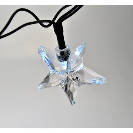 LED-lichtsnoer 20 LED, 6 m, koel wit