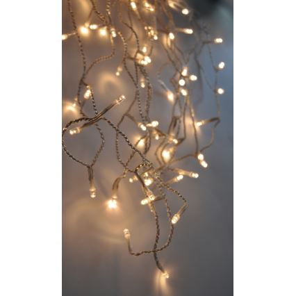 Rideau lumineux de Noël 120xLED/230V 3 m IP44