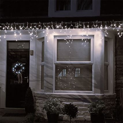 Rideau lumineux LED d'extérieur 120xLED/230V 3 m IP44
