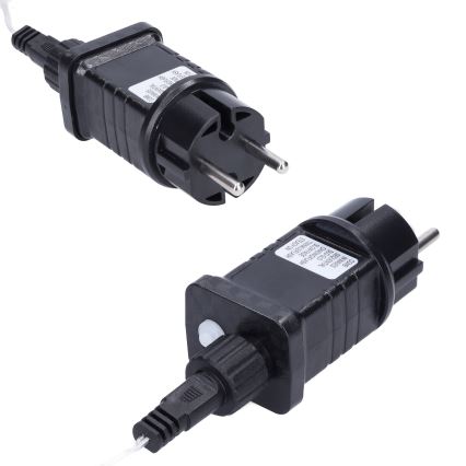 LED Buitenkerstgordijn 360xLED/8 functies 15m IP44 warm wit