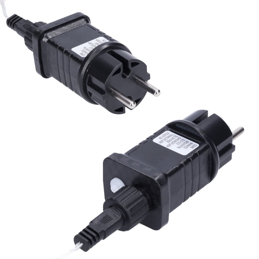 LED Buitenkerstgordijn 360xLED/8 functies 15m IP44 warm wit