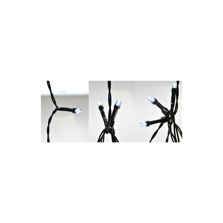 LED Kerst Lichtketting 20xLED/3xAA 3,3m koud wit