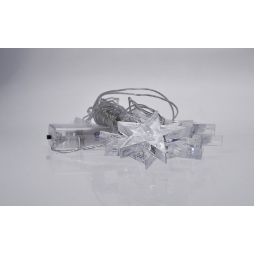 Guirlande lumineuse LED 10xLED/2xAA 2,5m bleue