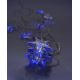 LED Kerst Lichtketting 10xLED/2xAA 2,5m blauw