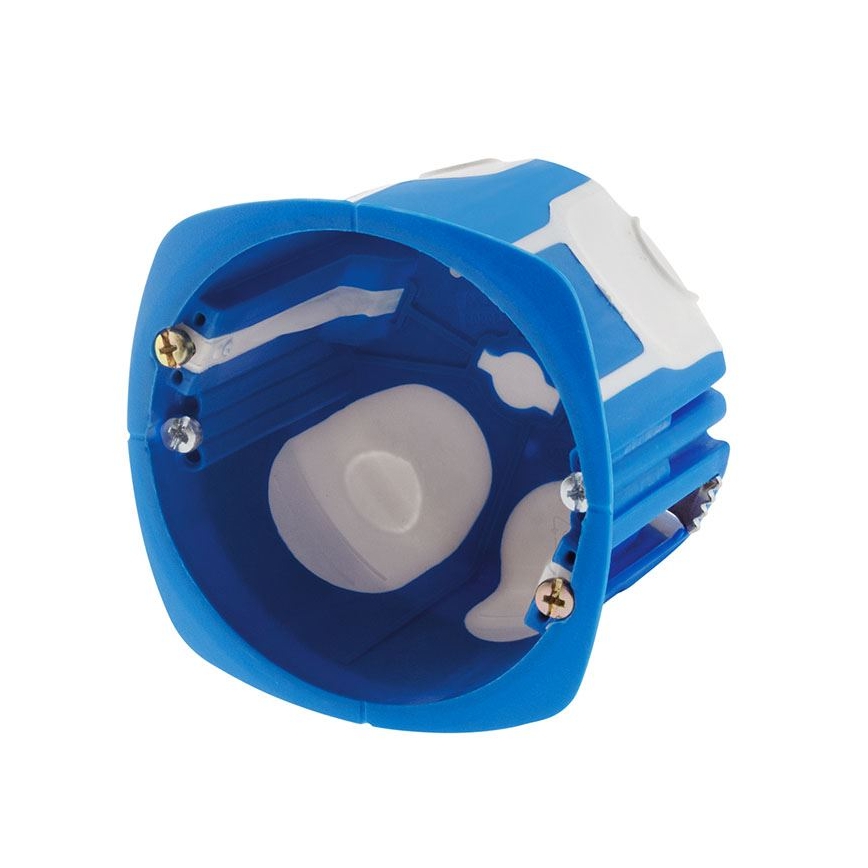 Inbouw-vloercontactdoos voor buiten IP55, wit, rechthoekig