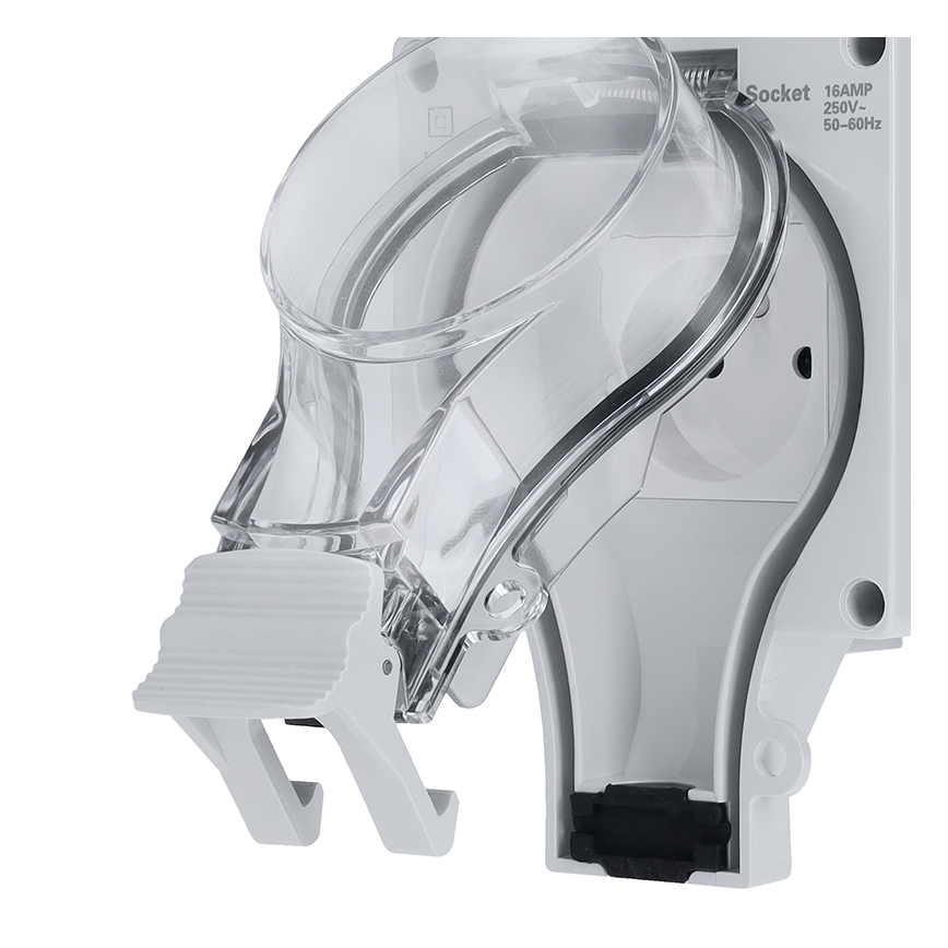 Prise pour environnements humides avec interrupteur 230V/16A IP66