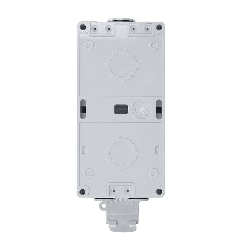 Wandcontactdoos voor vochtige ruimtes met schakelaar 230 V/16 A, IP66