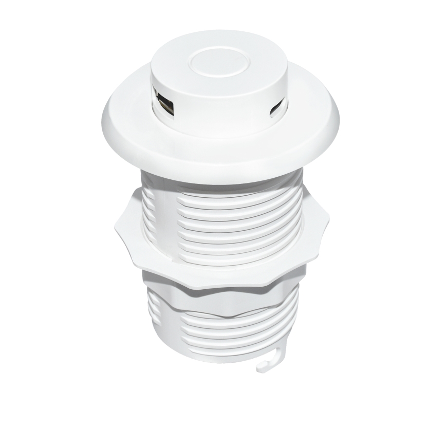 Chargeur USB intégré USB A+C blanc