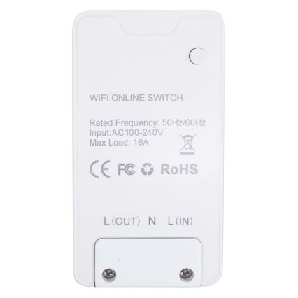 Schakelmodule 230V/16A Wi-Fi Tuya