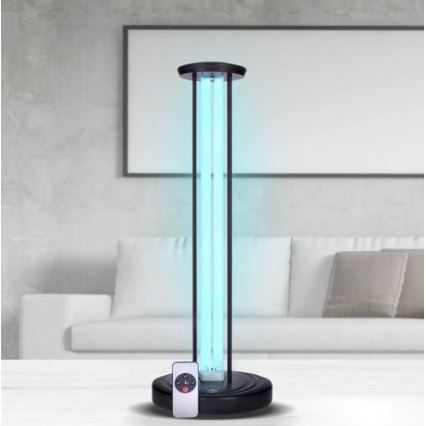 Lampe désinfectante sans ozone UVC/38W/230V + télécommande