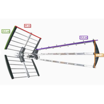 Solight HN59-LTE - Buitenantenne DVB-T/DVB-T2