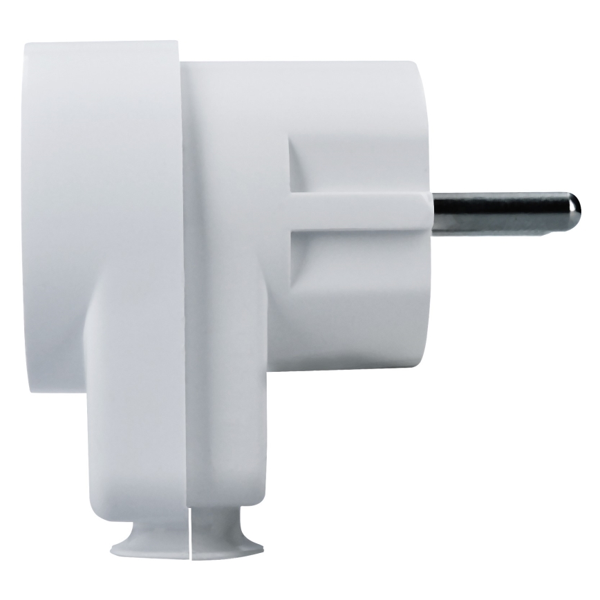 Fiche avec prise à sortie latérale 230V/16A