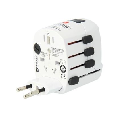 Adaptateur de voyage universel pour le monde entier 230V + port USB