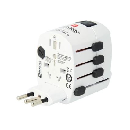 Adaptateur de voyage universel pour le monde entier 230V + port USB