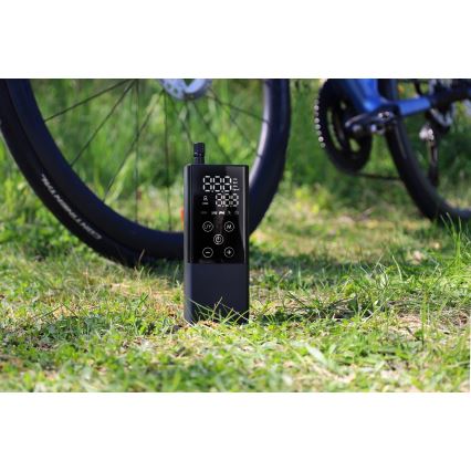 Compresseur numérique de poche 2000 mAh 5V noir