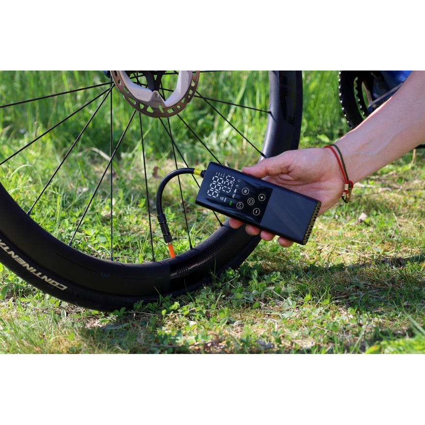 Compresseur numérique de poche 2000 mAh 5V noir