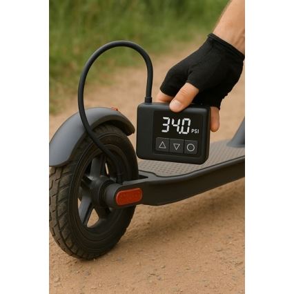 Compresseur d'air numérique de poche 500 mAh 5V, noir