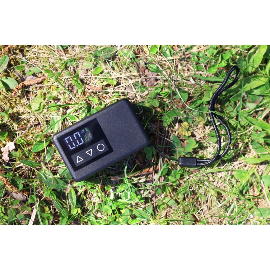 Digitale draagbare luchtcompressor 500 mAh 5V zwart