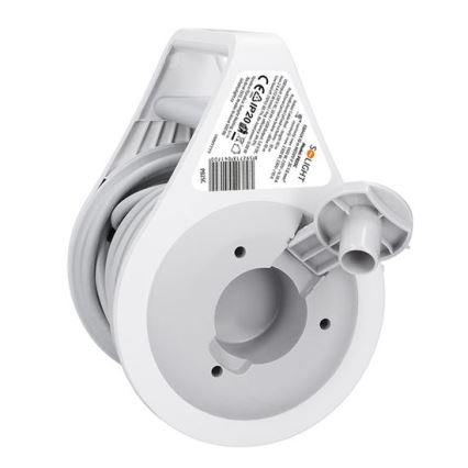 Haspelverlengsnoer met 2 stopcontacten + USB A+C 10 m