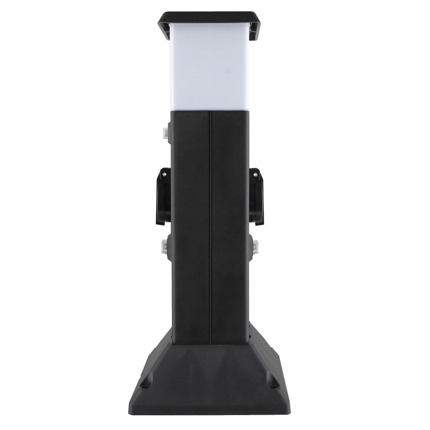 Lampe extérieure avec 2 prises 1xE14/15W/230V IP44 noir