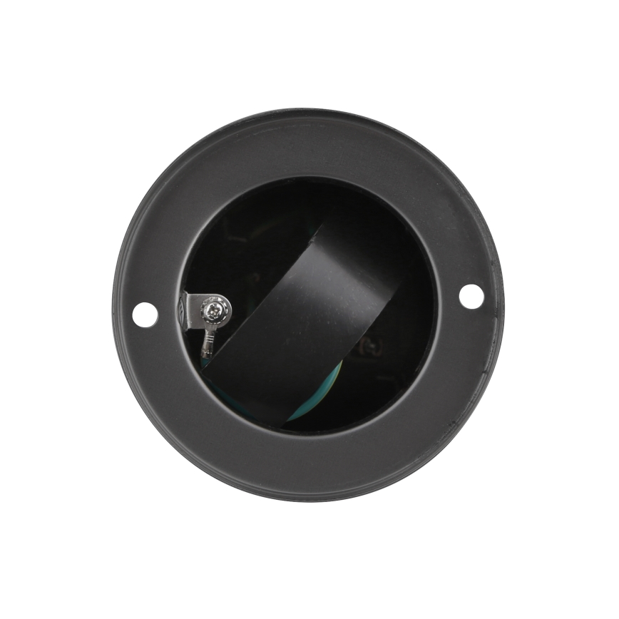 Buitenstopcontactpaal 2-voudig 230V IP44 zwart rond