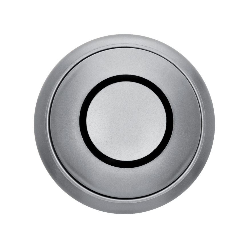 Stekkerdooszuil voor tafelblad met Qi draadloos opladen 3x230V + 1xUSB-A + 1xUSB-C zilver/zwart
