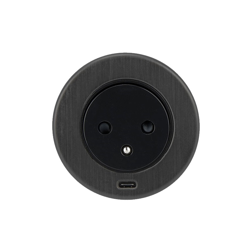Prise USB intégrée 1Z + 1xUSB-C 230V