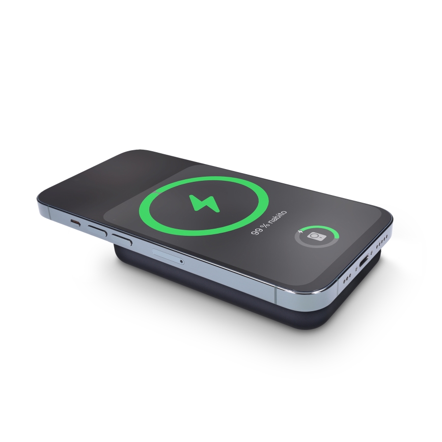 Powerbank 5000 mAh Magsafe zwart