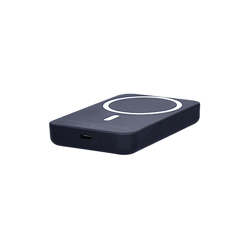 Powerbank 5000 mAh Magsafe zwart