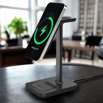 Draadloze 3-in-1 bureauoplader 23 W