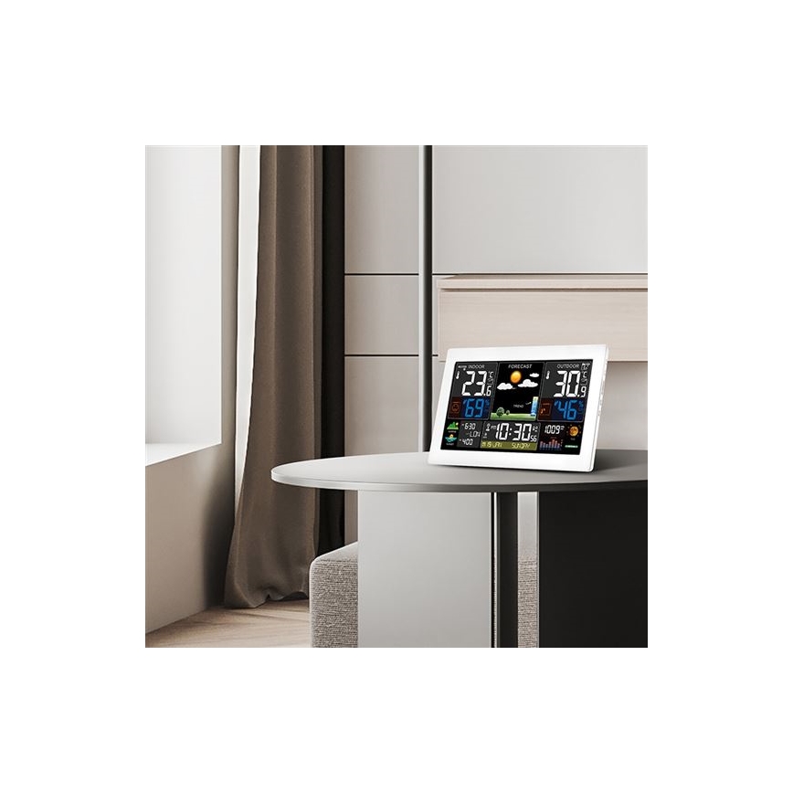 Weerstation met kleurrijk LCD-scherm 5V/2xAA + 2xAA