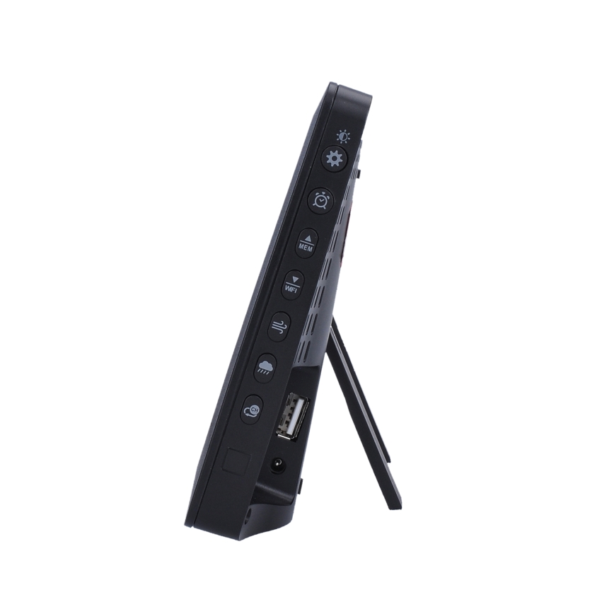 Profofesionální meteostanice met kleuren LCD-scherm 5V/2xAA + 3xAA + 2xAA Wi-Fi Tuya