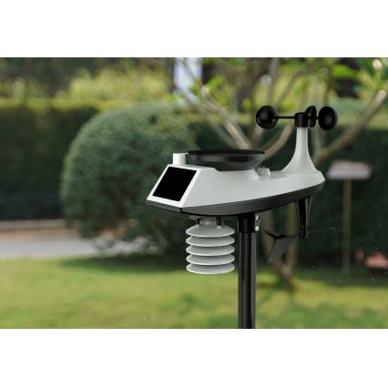 Station météo professionnelle avec écran couleur LCD 5V/2xAA + 3xAA + 2xAA Wi-Fi Tuya
